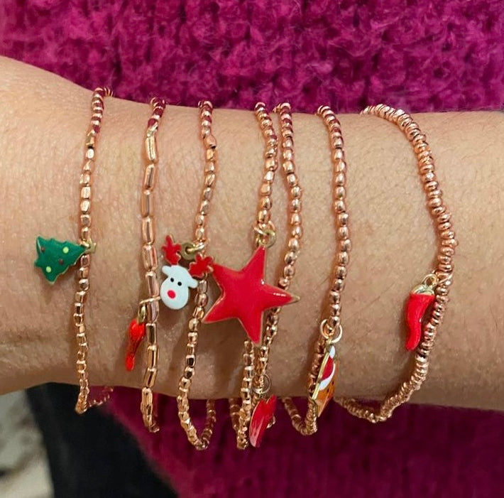 Braccialetti Natale pepitine