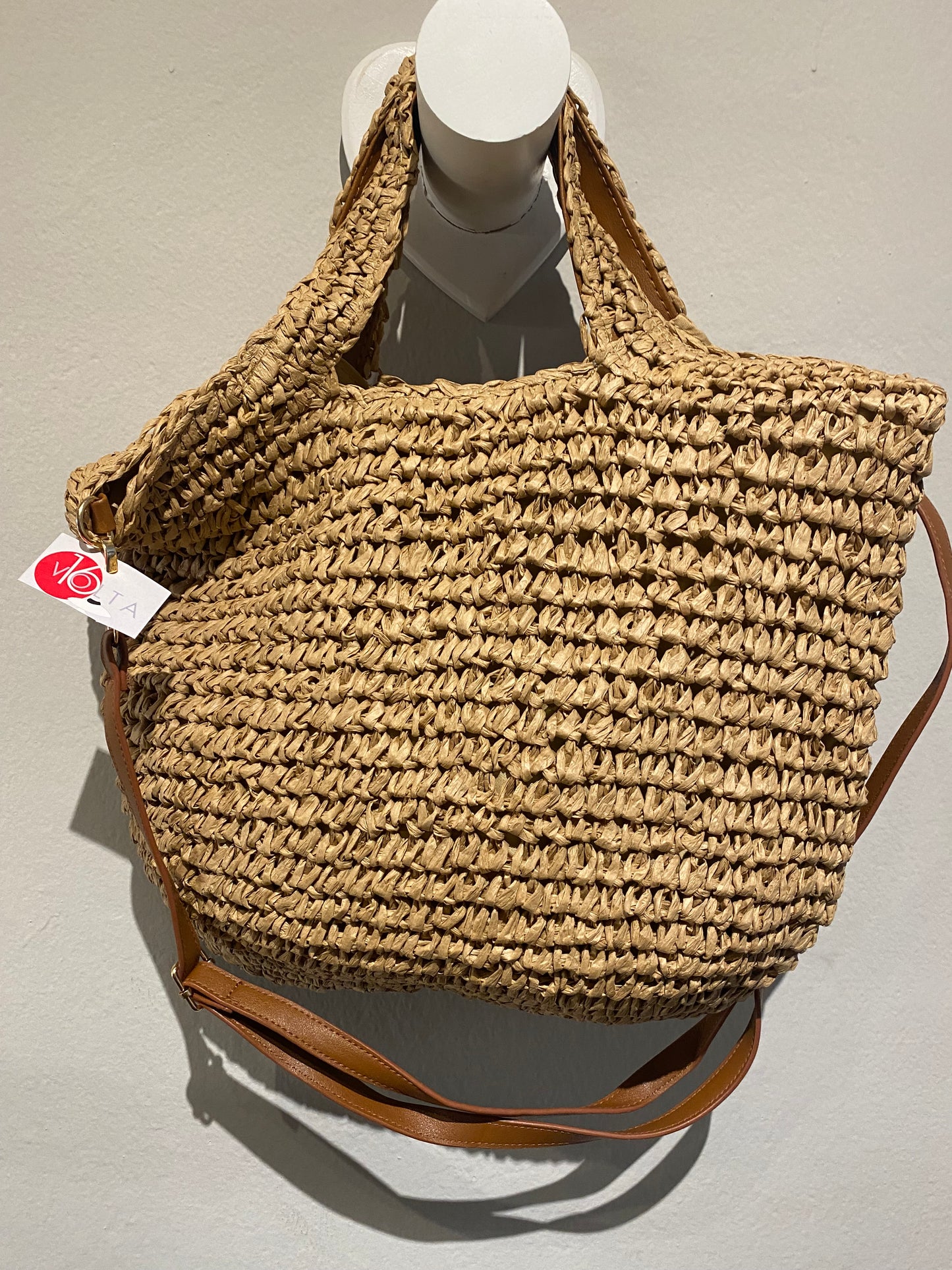 Borsa shopper in rafia