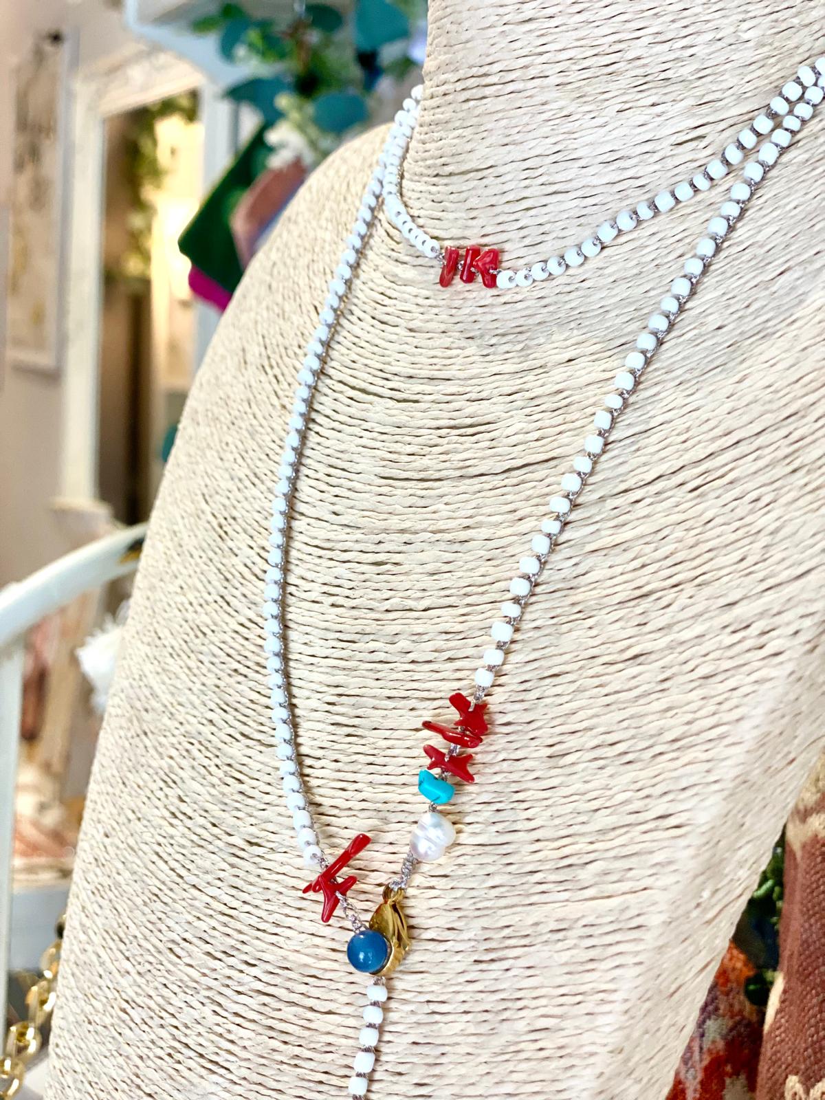 Collana lunga “Le Coralline”