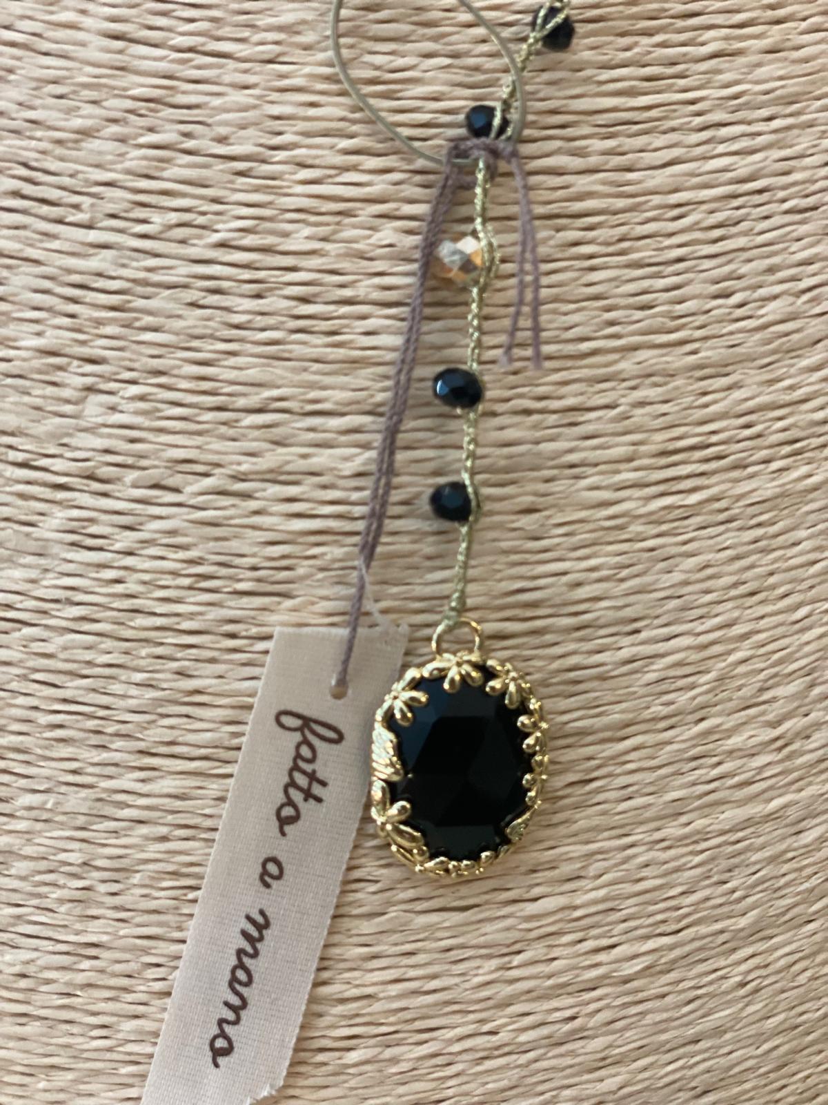 Collana lunga in pietre dure "Le Giravolte"