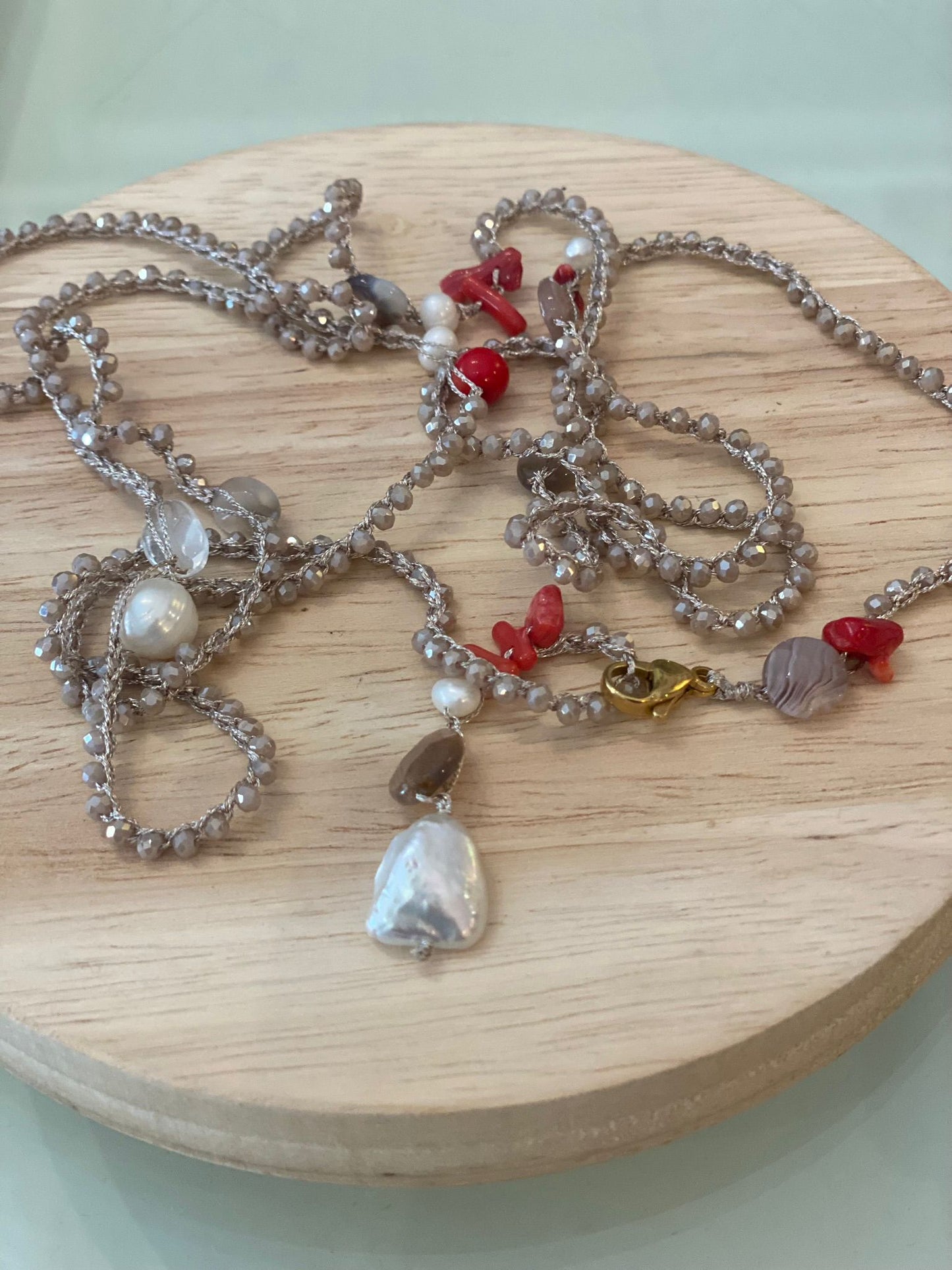 Collana lunga “Le Coralline“