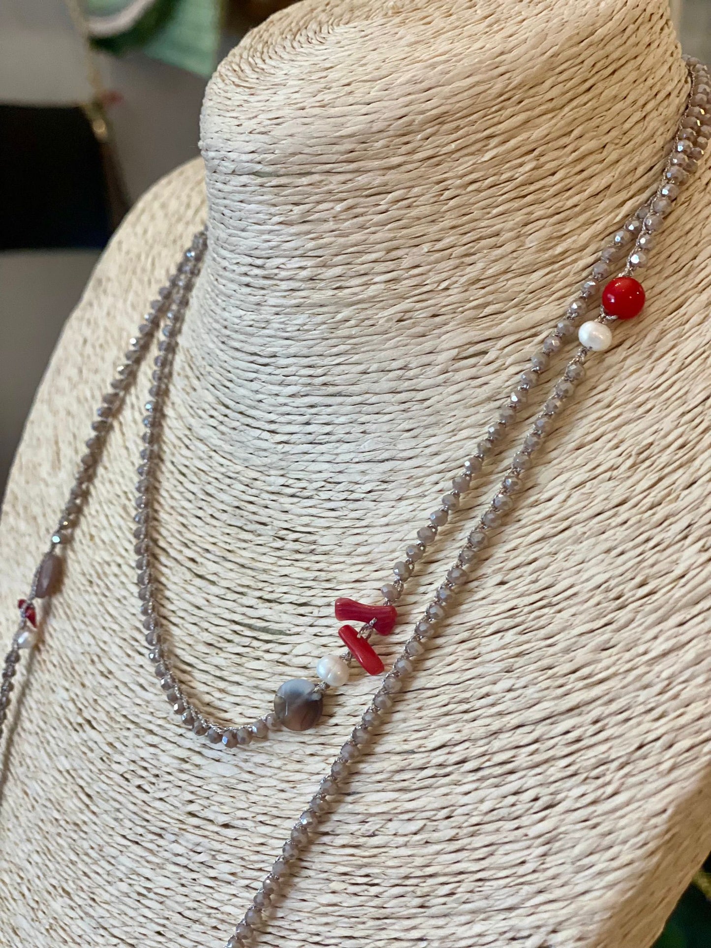 Collana lunga “Le Coralline“