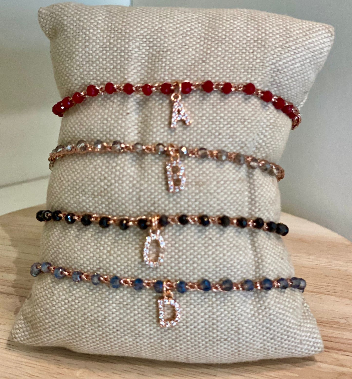 Bracciali - "lettera" Oro Rosa