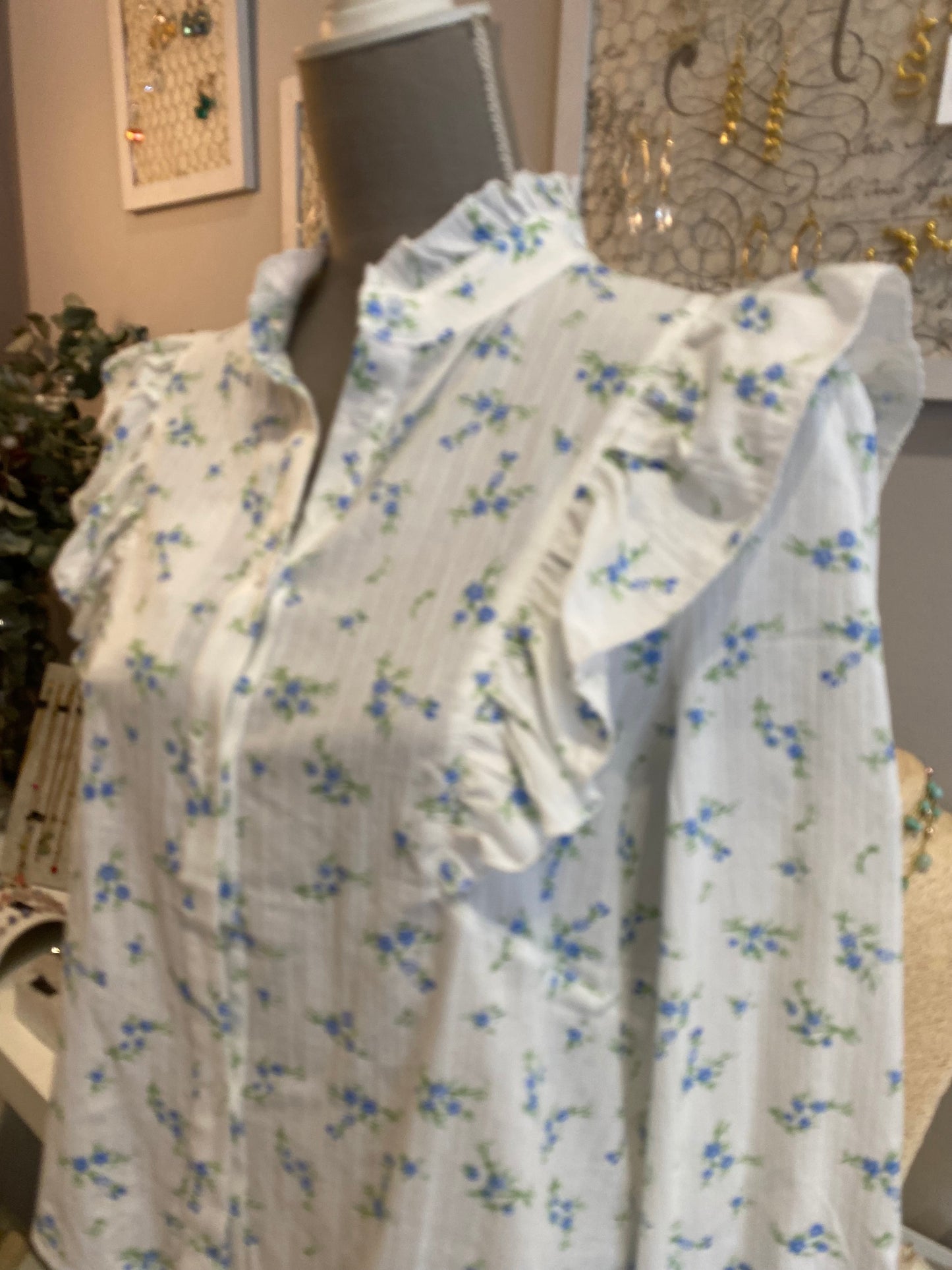 Camicia romantica fiorellini