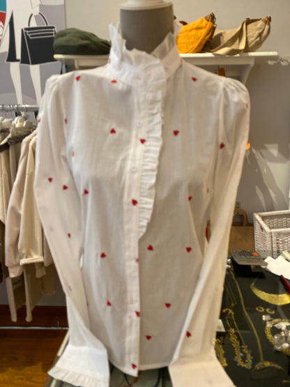 Camicie ricamate 100%cotone
