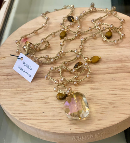 Collana lunga “Le Cristalline “