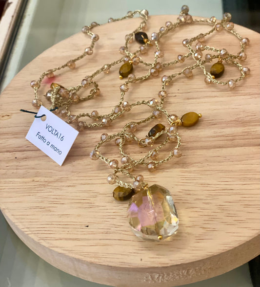 Collana lunga “Le Cristalline “