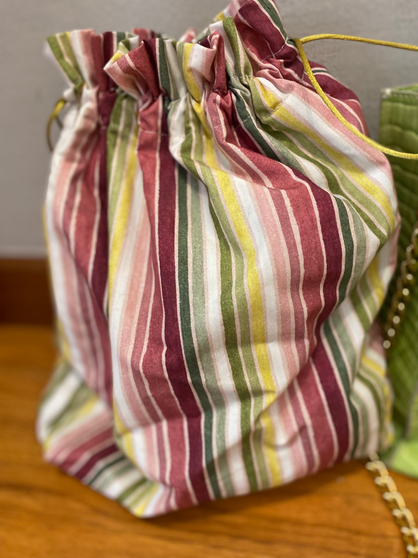 Shopper in pelle verde
