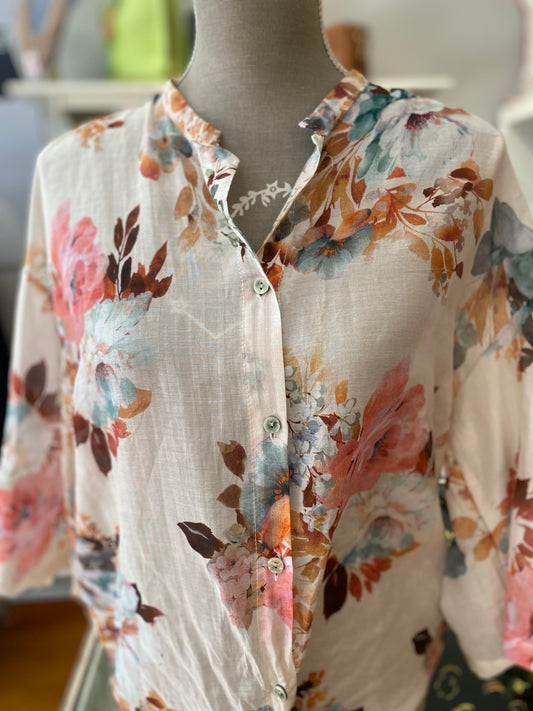Camicia floreale