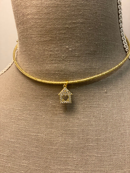 Girocolli magnetici con pendente in zirconi