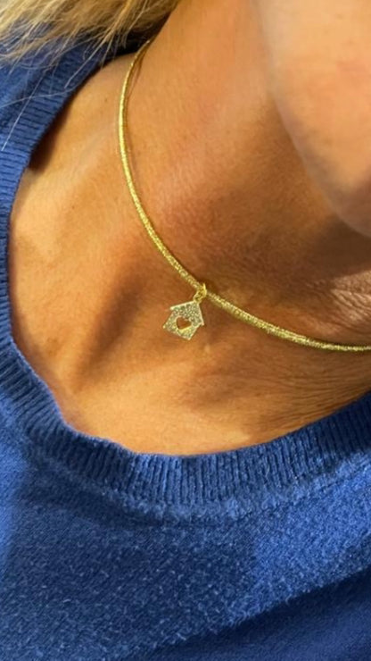 Girocolli magnetici con pendente in zirconi