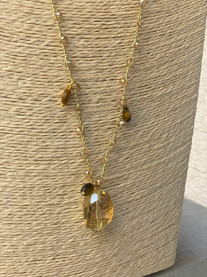 Collana lunga “Le Cristalline “