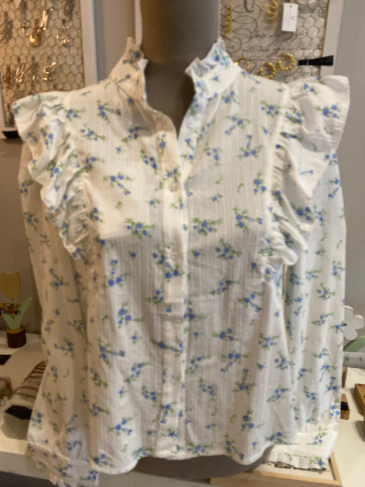 Camicia romantica fiorellini
