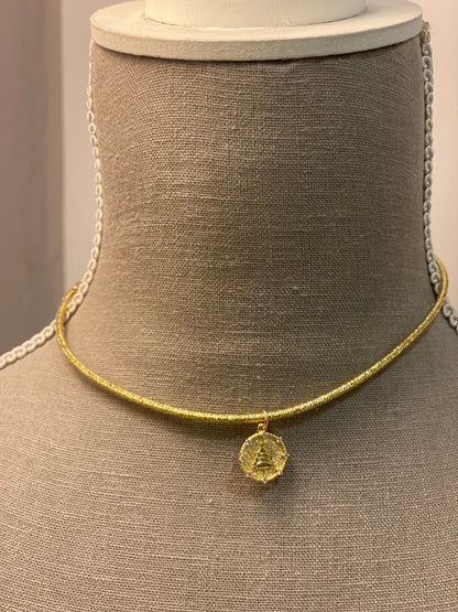 Girocolli magnetici con pendente in zirconi