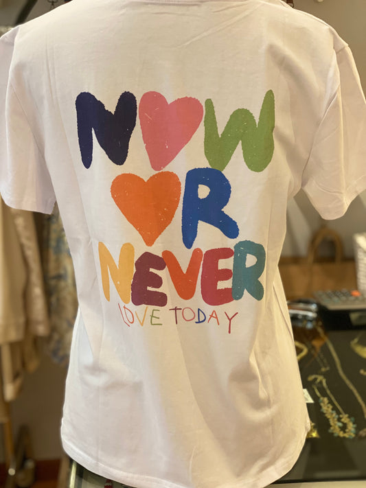 T-shirt 100% cotone con stampa