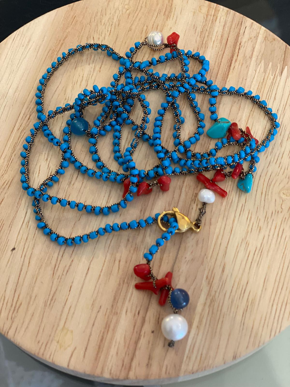 Collana lunga “Le Coralline”