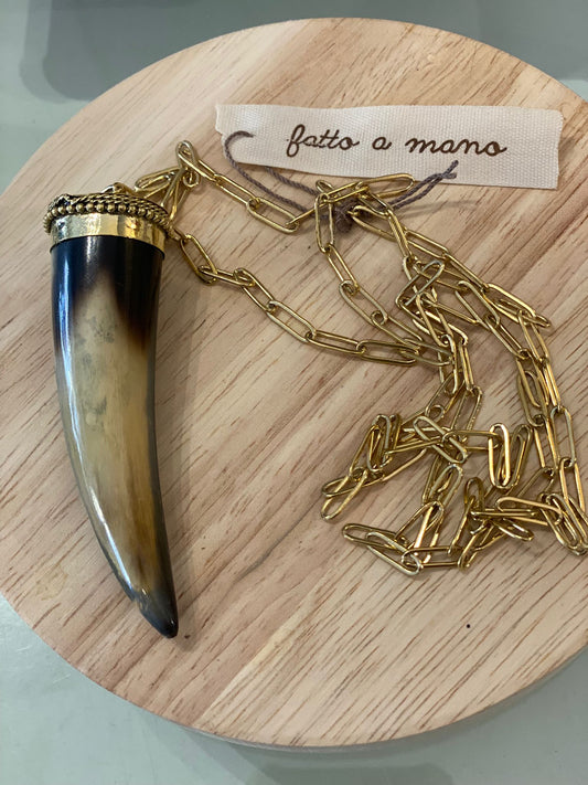 Collana lunga - Corno grande