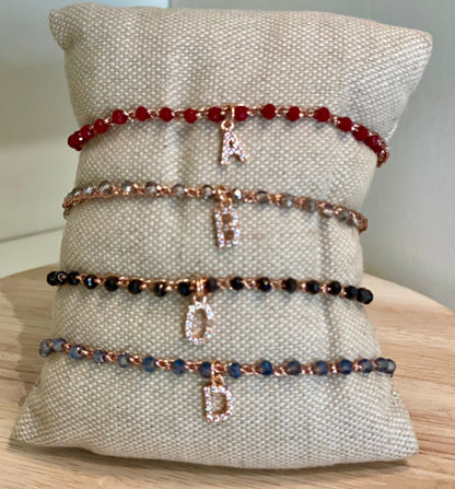 Bracciali -  "lettera" Oro Rosa