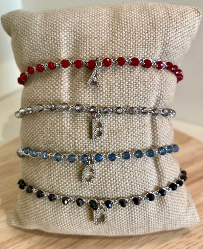 Bracciali -  "lettera" Argento